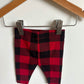 Buffalo Plaid Leggings / 0-3m