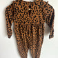 Animal Print Long Sleeve Jumpsuit / 18-24m