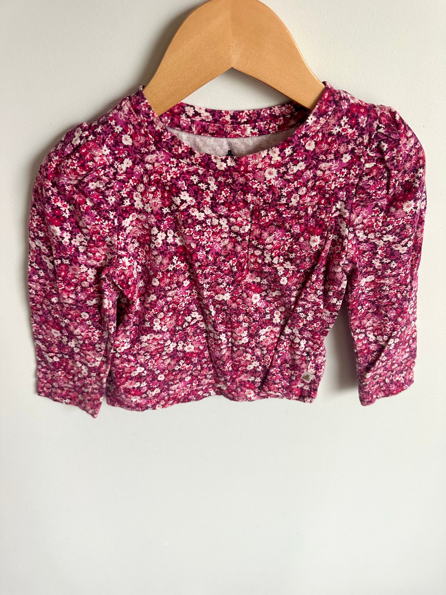 Floral Rouge Billowy Sleeve Top / 3T
