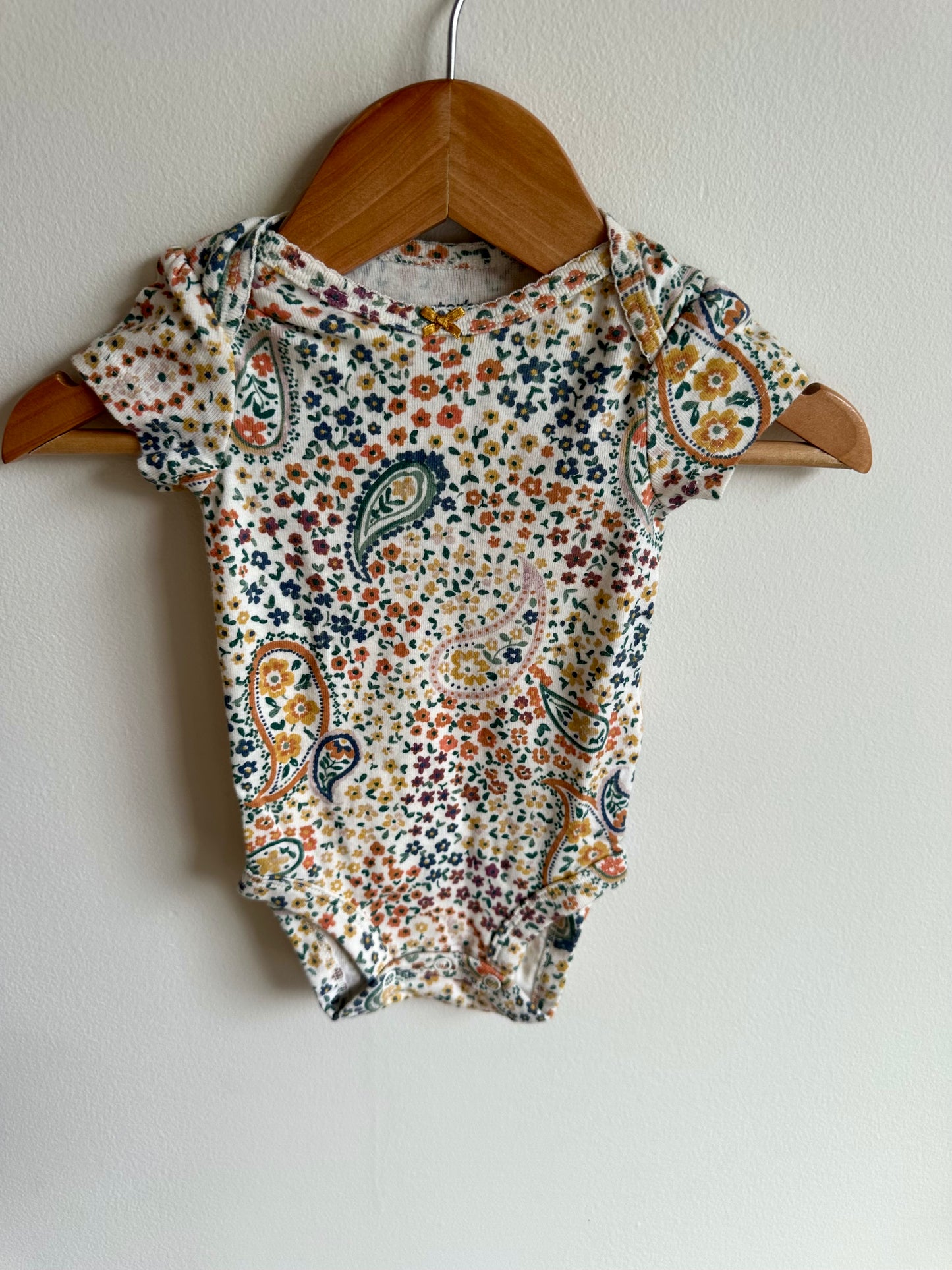 Set of 5 Short Sleeve Bodysuits / 3m