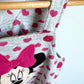 Minnie Mouse Heart Overall Dress / 18m