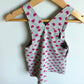 Minnie Mouse Heart Overall Dress / 18m