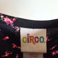 Black Pink Flower Zipper Dress / 18m
