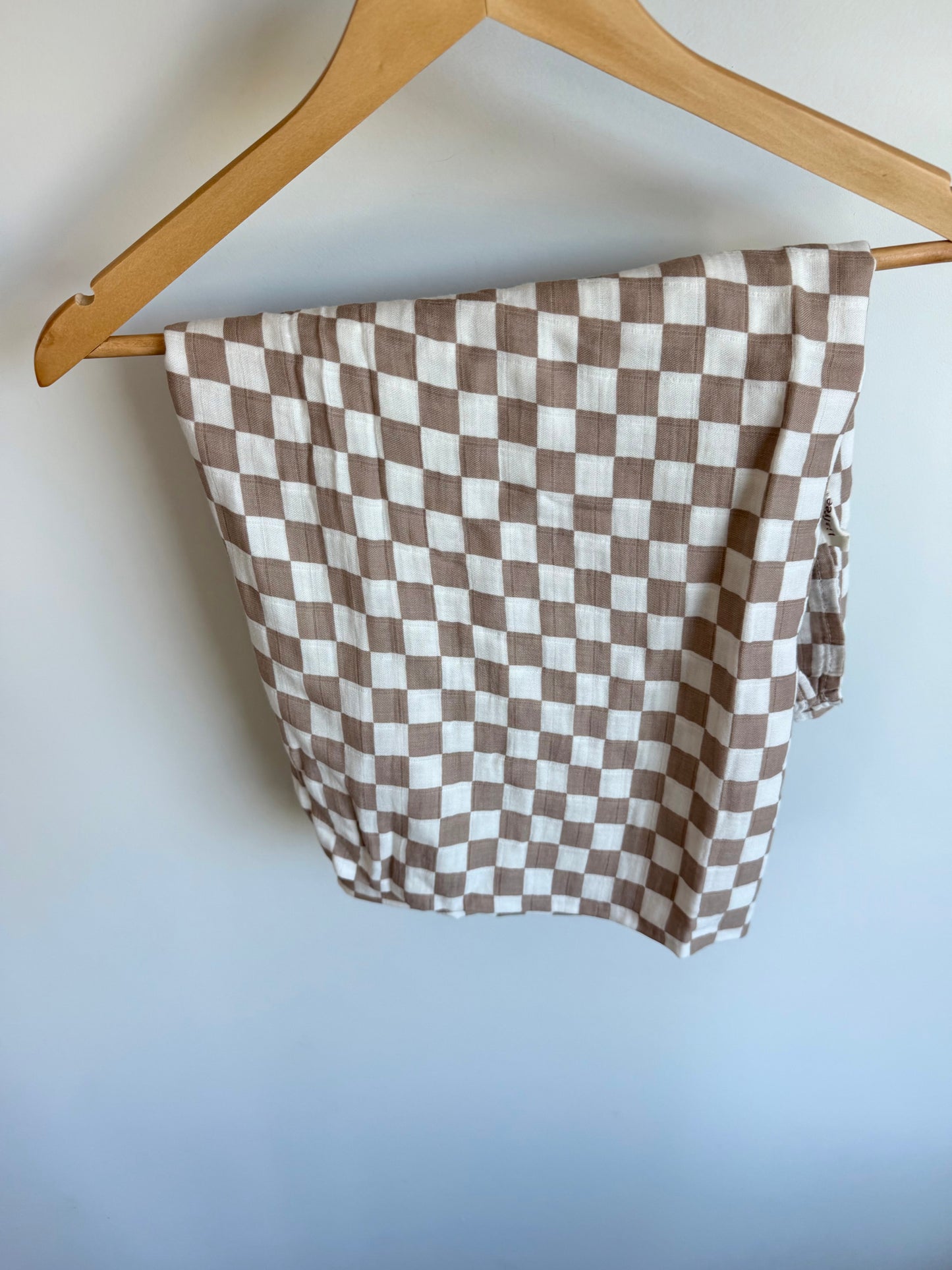 Checkered Baby Swaddle Blanket