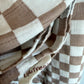 Checkered Baby Swaddle Blanket