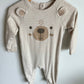 Tan Bear Jumpsuit / 12-18m?