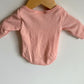 Pink Pima Cotton Bodysuit / 0-3m