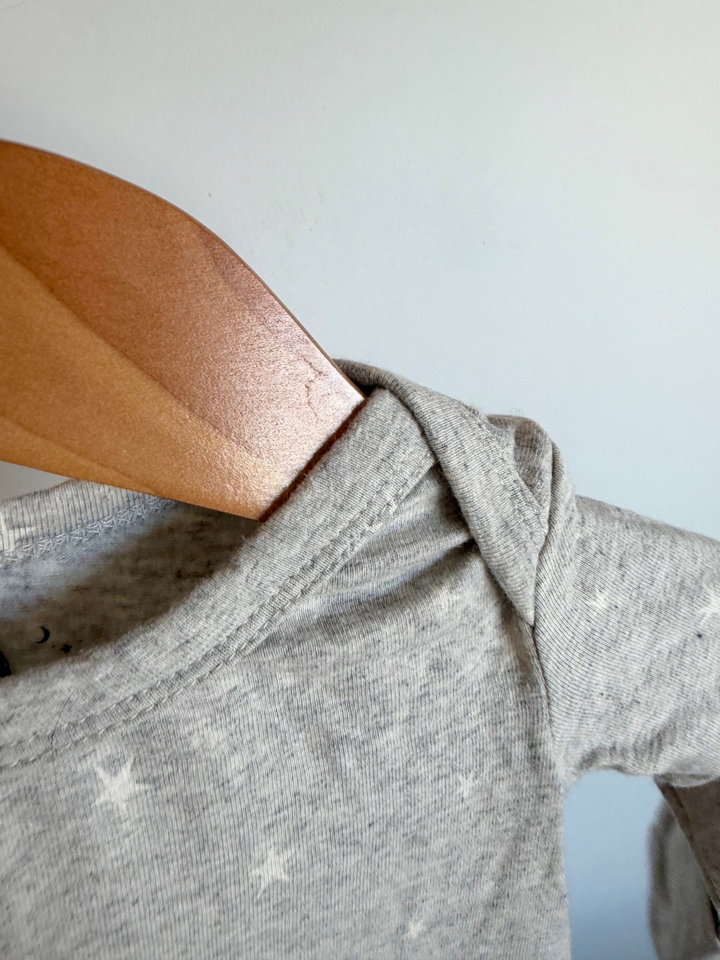 Grey Star Knotted Sleeper / 0-3m