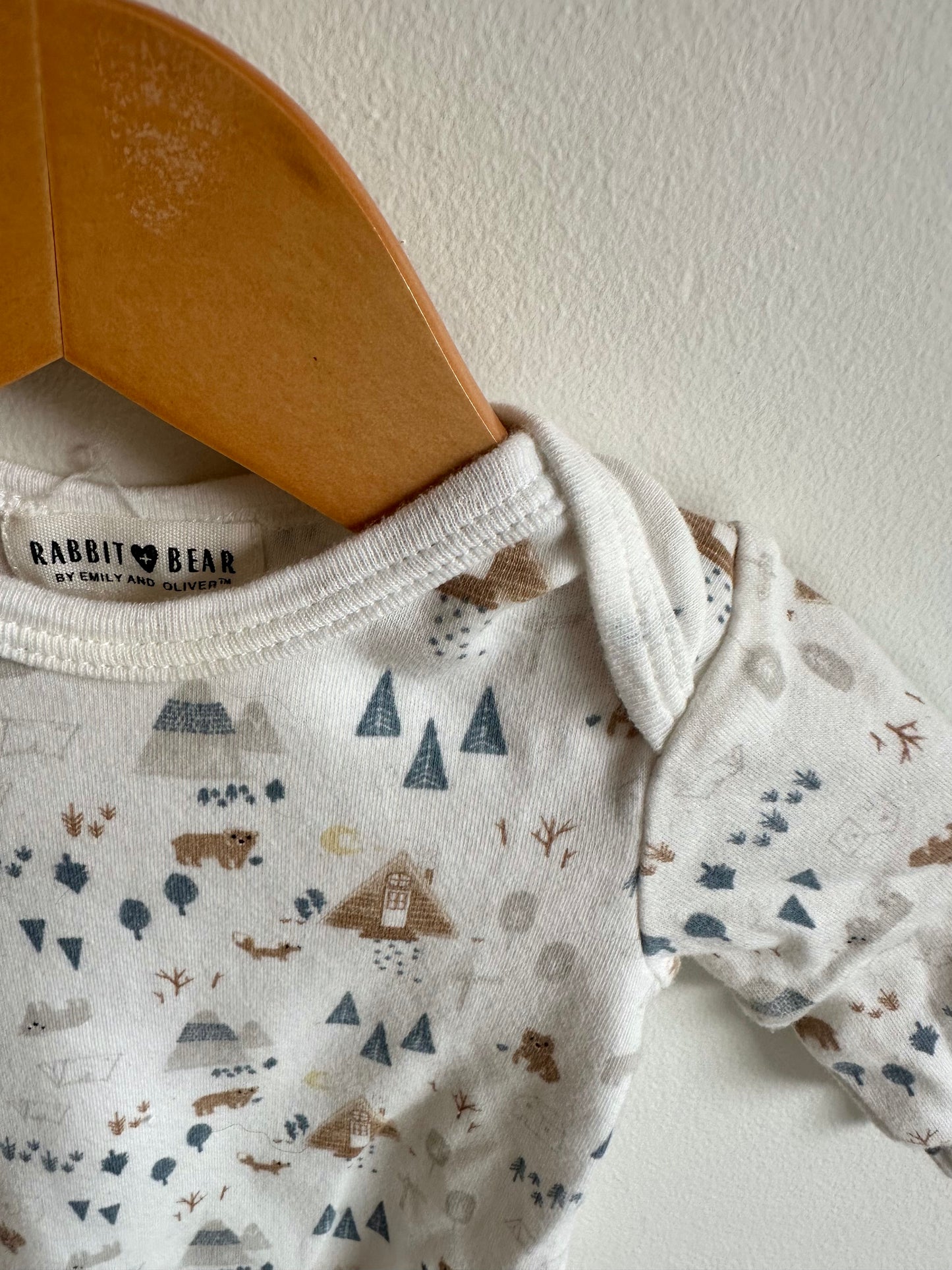 Organic Woodlands Bodysuit / 0-3m