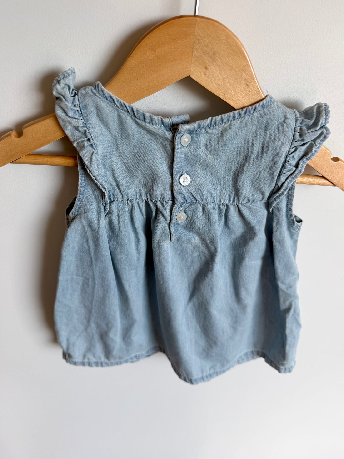 Embroidery Chambray Top / 18m