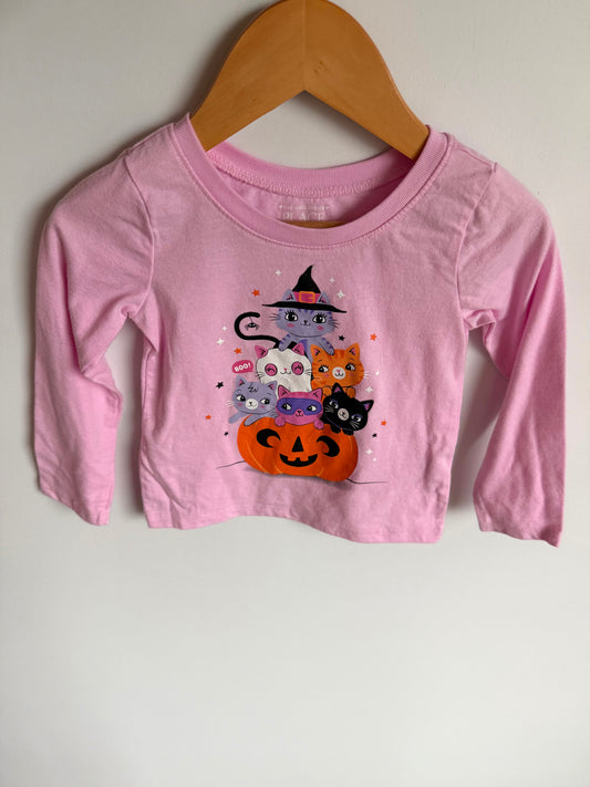 Pumpkin Cats Top / 18-24m