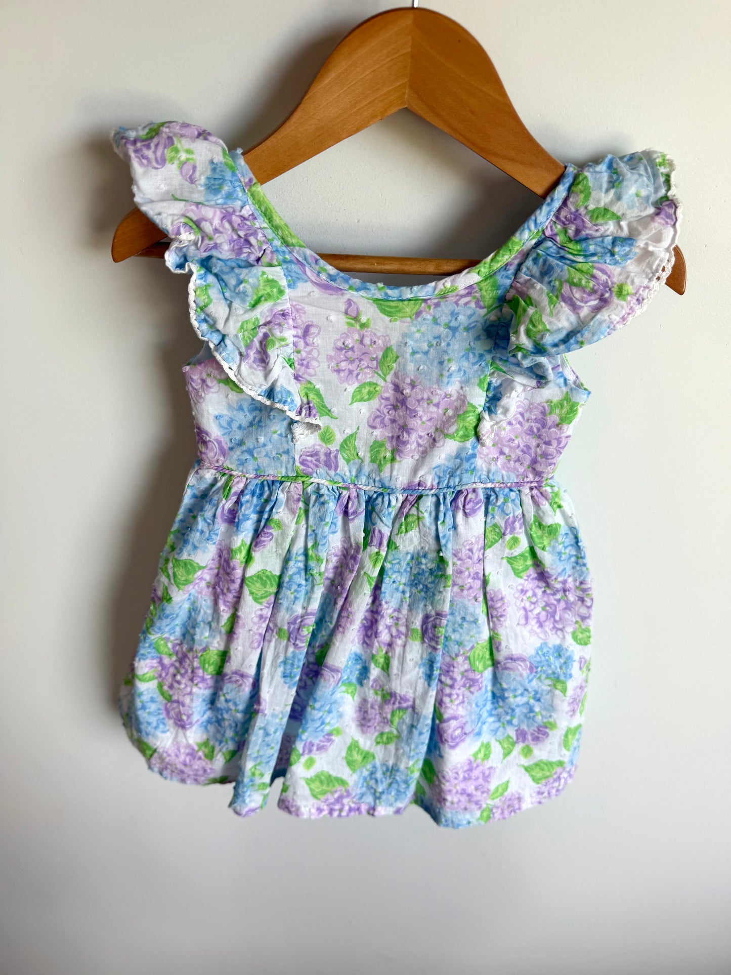 Hydrangea Textured Dress / 2T