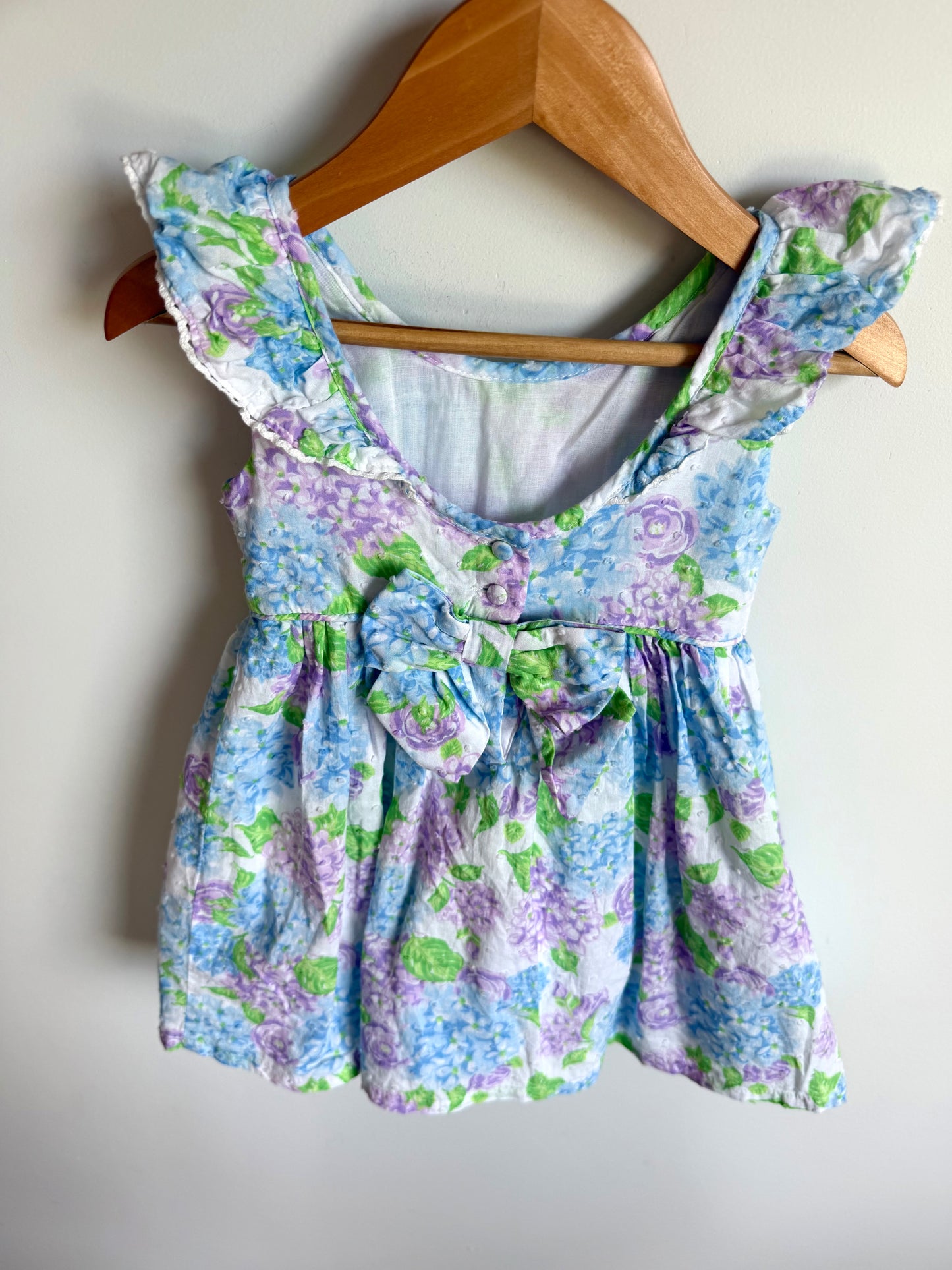 Hydrangea Textured Dress / 2T