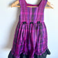 Purple Plaid Dress / 2T