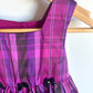 Purple Plaid Dress / 2T