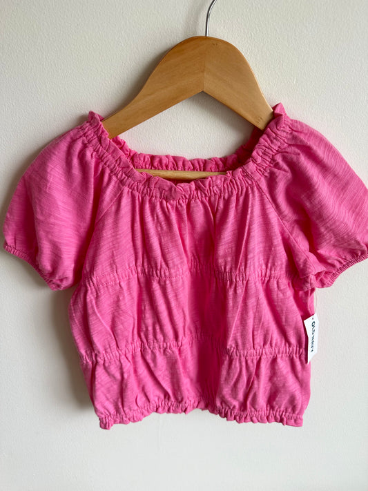 Pink Ruffle Top (With Tags) / 5 years