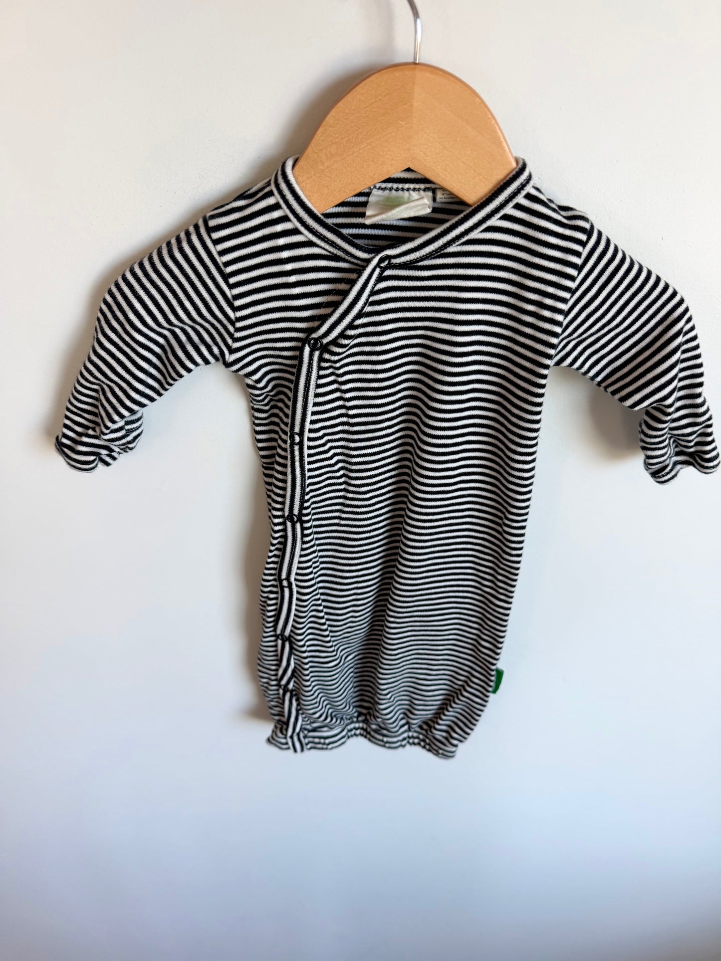 Parade Striped Gown Sleeper / 0-3m