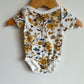 Organic Floral Bodysuit / 3m