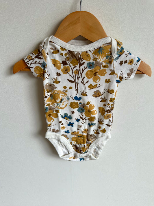 Organic Floral Bodysuit / 3m