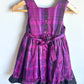 Purple Plaid Dress / 2T