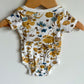 Organic Floral Bodysuit / 3m