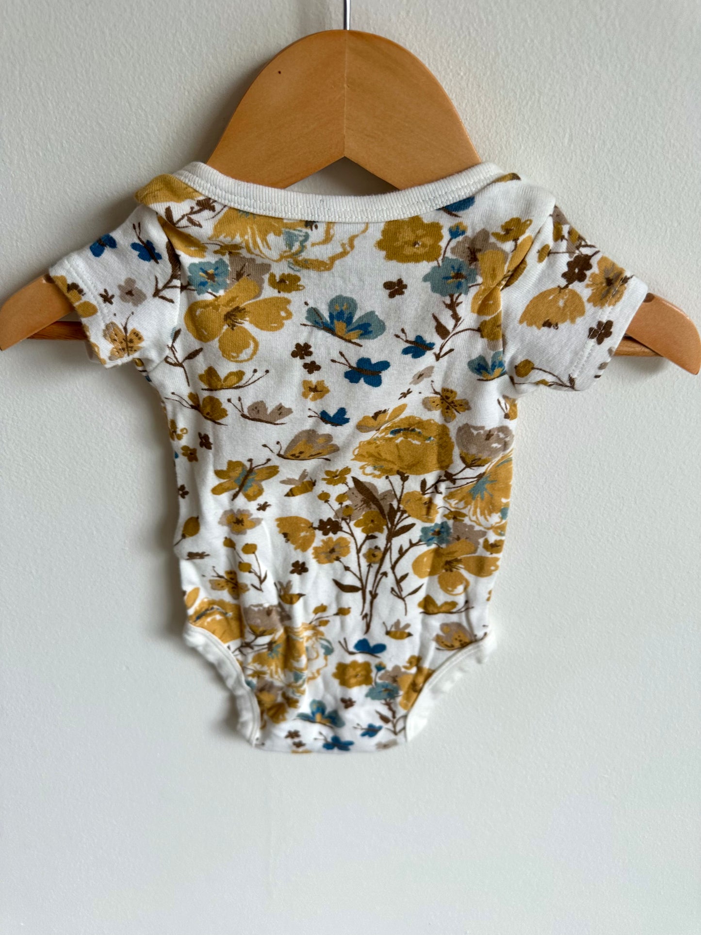 Organic Floral Bodysuit / 3m