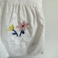 White Embroidery Flower Cotton Tunic Top / 18m