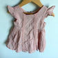 Blush Embroidery Dotted Dress / 24m