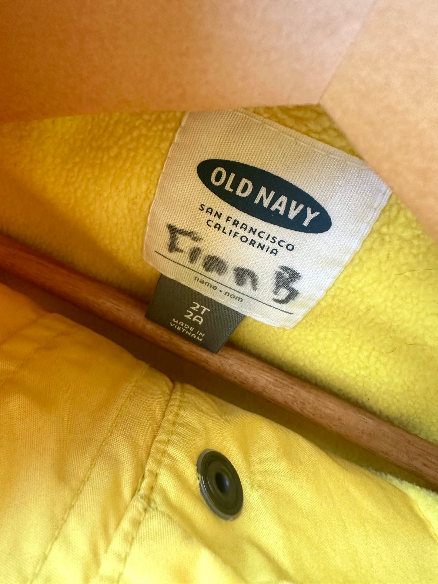 Yellow Ruffle Jacket / 2T