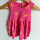 Pink Palm Tree Tank Dress / 18m