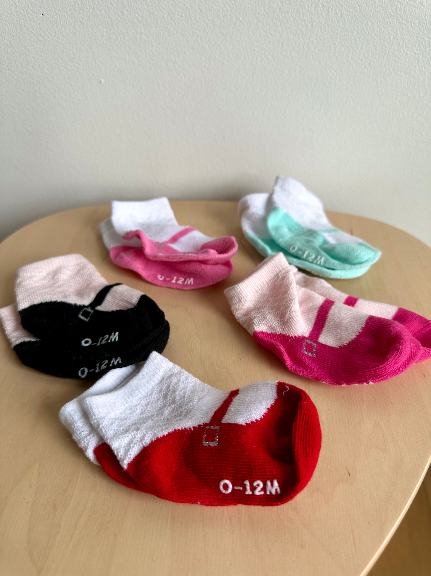 Set of 5 Pairs of Socks / 0-12m