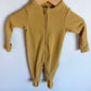 Mustard Ribbed Sleeper / 0-3m