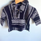 Purple Baja Poncho Hoodie / 12-18m