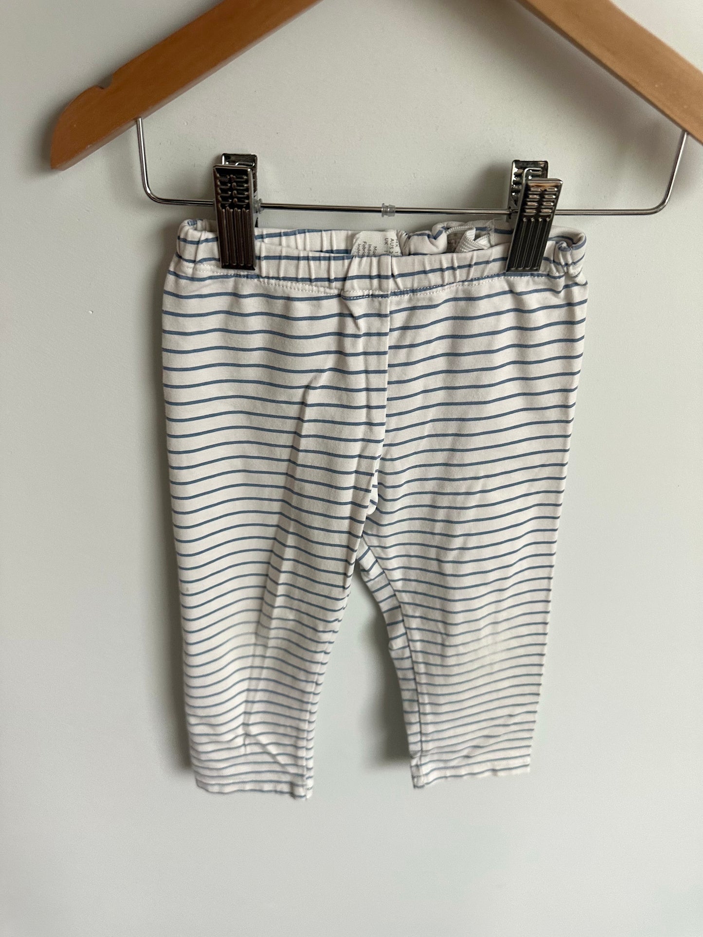 Vertical Stripe White Pants (PLAY) / 18-24m
