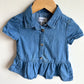 Chambray Button Up Top / 2T