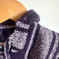 Purple Baja Poncho Hoodie / 12-18m
