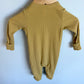 Mustard Ribbed Sleeper / 0-3m