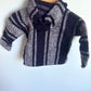 Purple Baja Poncho Hoodie / 12-18m