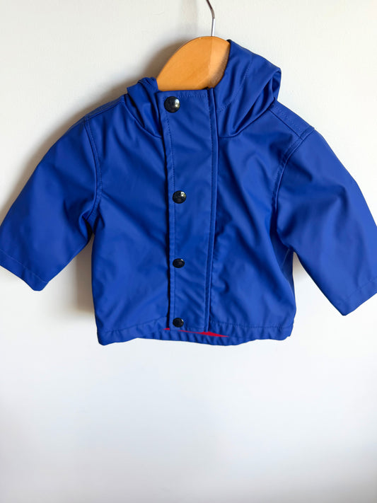Shark Blue Rain Jacket / 3-6m