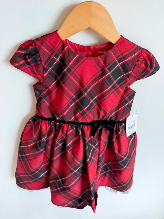 Formal Tartan Red Dress (With tags) / 3T