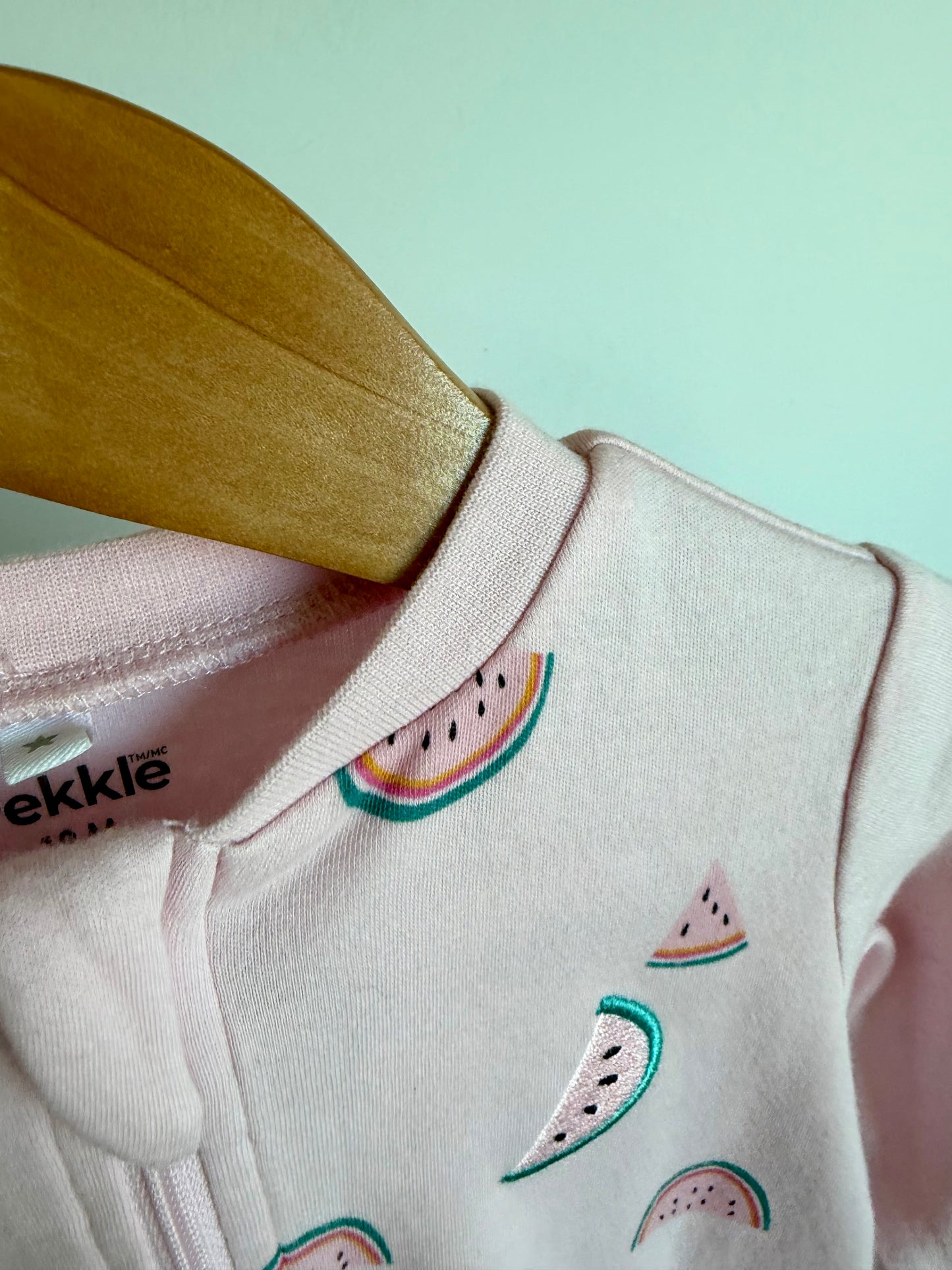 Watermelon Pink Sleeper / 18m