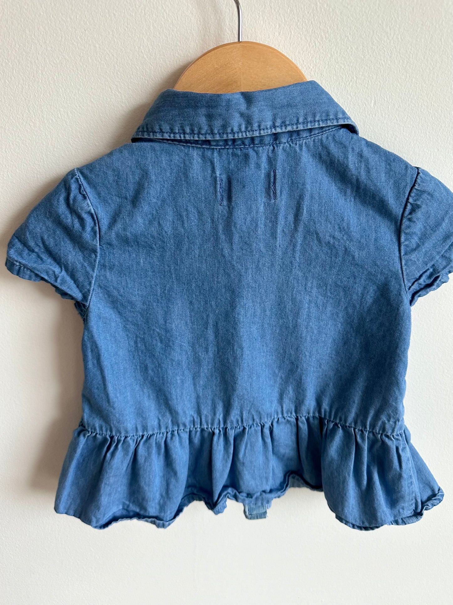 Chambray Button Up Top / 2T