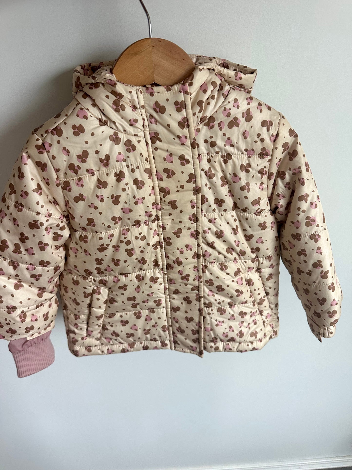Animal Print Pink Cuffs Jacket / 2T
