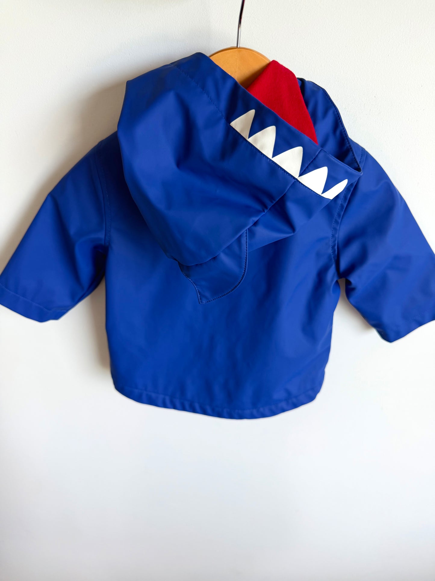 Shark Blue Rain Jacket / 3-6m