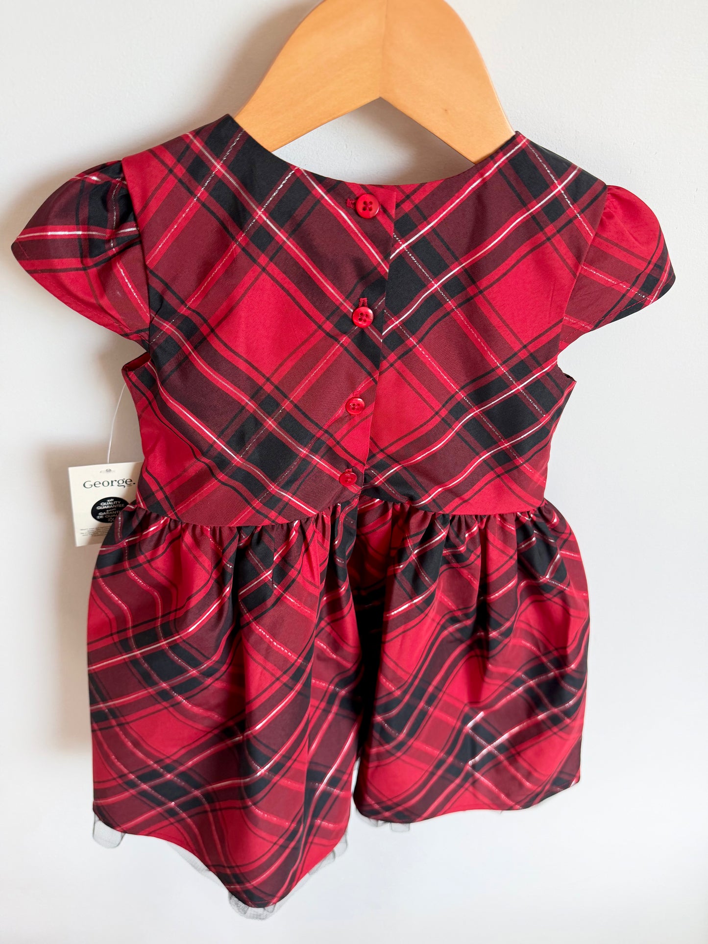 Formal Tartan Red Dress (With tags) / 3T