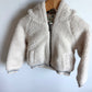 White Ear Zippered Sweater / 3T