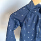 Blue Half Zip Anchor Swim Romper / 12-18m
