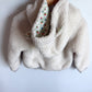 White Ear Zippered Sweater / 3T