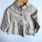 Tahari Beige Pea Coat / 4T