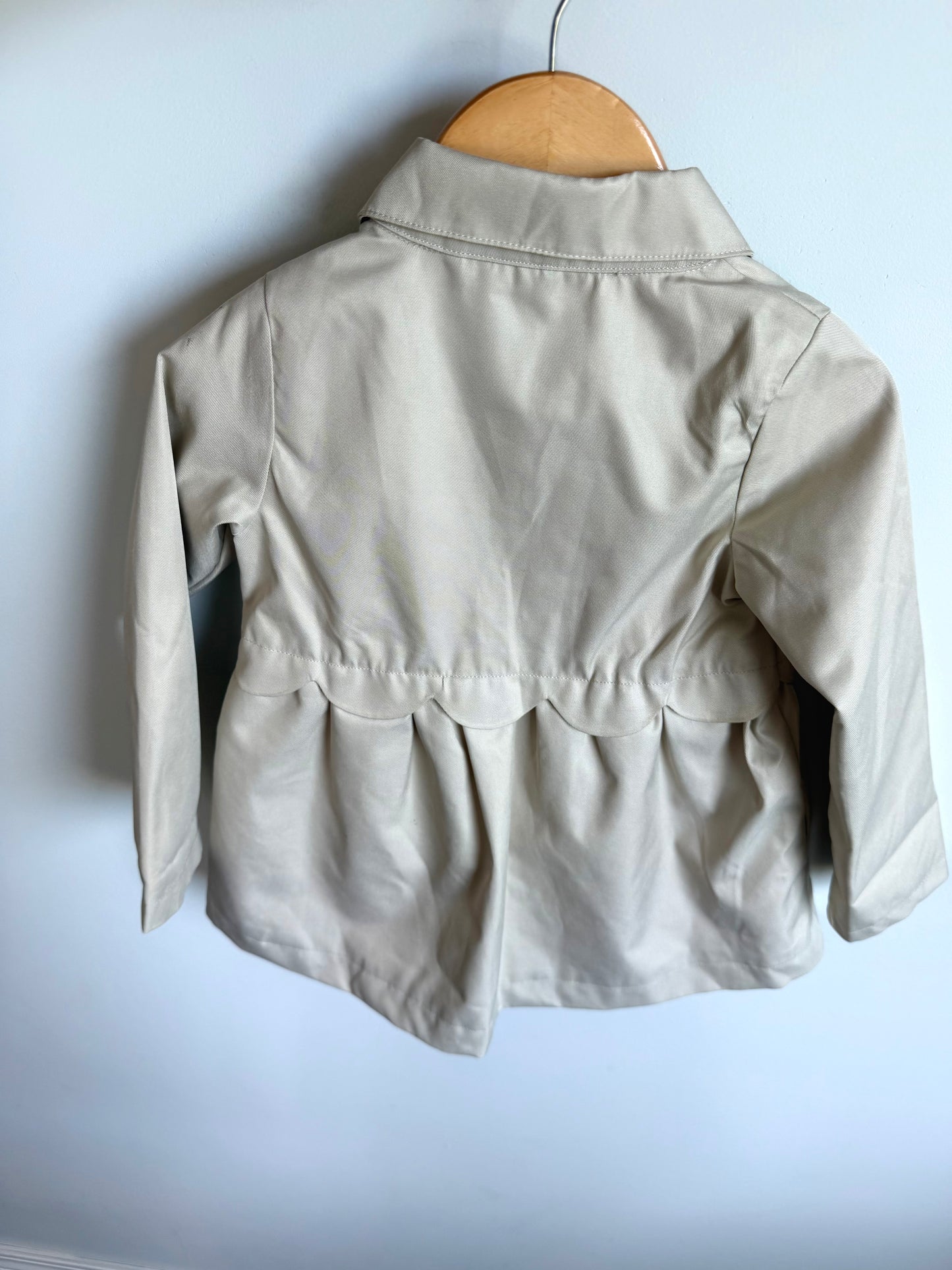 Tahari Beige Pea Coat / 4T